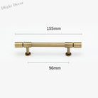 Gold and Bronze Brass Wardrobe Handles – Vintage Cabinet Drawer Pulls and Bar Handles bronze 155mm Handles