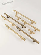 Gold and Bronze Brass Wardrobe Handles – Vintage Cabinet Drawer Pulls and Bar Handles Handles