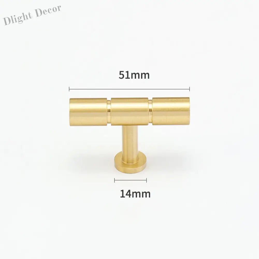 Gold and Bronze Brass Wardrobe Handles – Vintage Cabinet Drawer Pulls and Bar Handles gold 51mm Handles