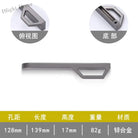 Gold and Pearl Grey Cabinet Handles - Modern Zinc Alloy Pulls for Kitchen and Furniture Pearl Grey 128mm Handles