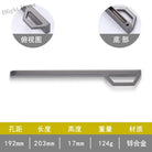 Gold and Pearl Grey Cabinet Handles - Modern Zinc Alloy Pulls for Kitchen and Furniture Pearl Grey 192mm Handles