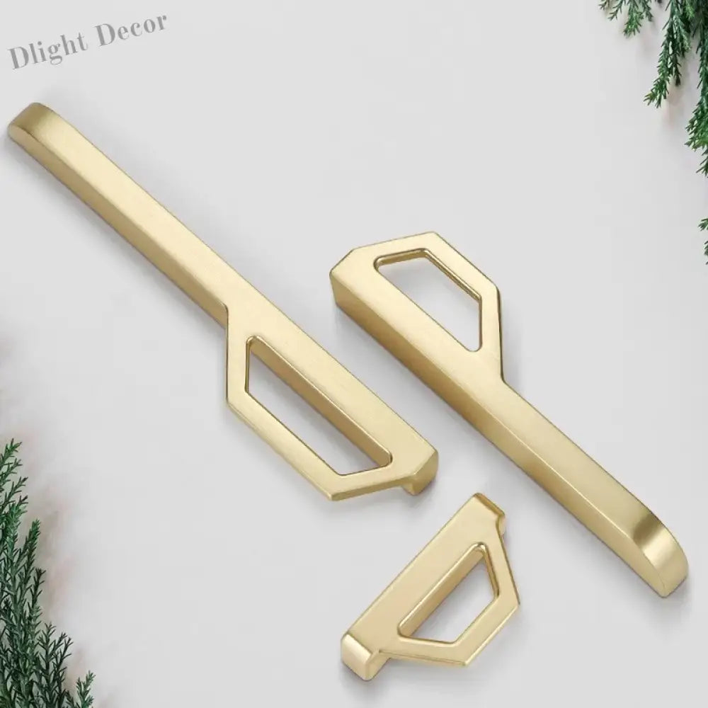 Gold and Pearl Grey Cabinet Handles - Modern Zinc Alloy Pulls for Kitchen and Furniture Handles