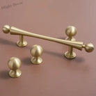 Gold Brass Cabinet Handles – Furniture Bar Pulls and Wardrobe Knobs for Kitchen Doors Handles