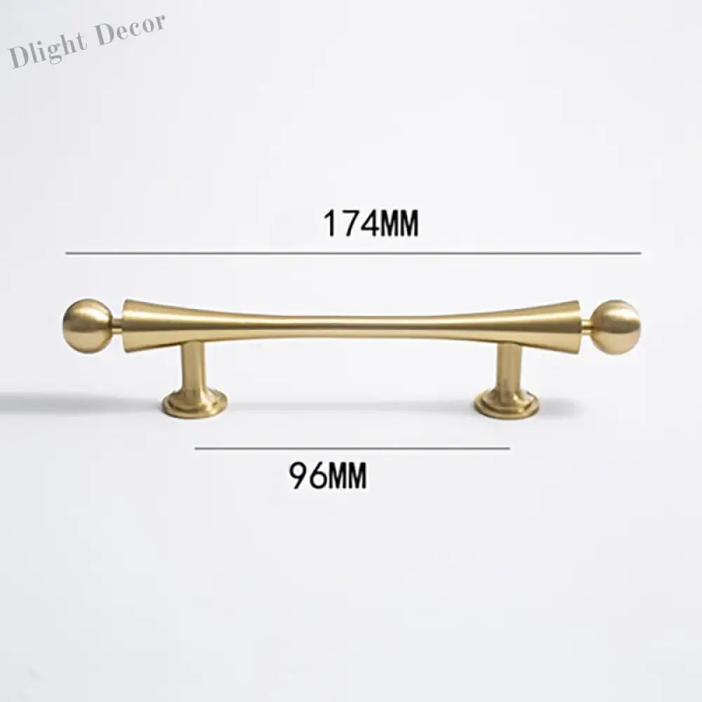 Gold Brass Cabinet Handles – Furniture Bar Pulls and Wardrobe Knobs for Kitchen Doors TS2011-174 Handles