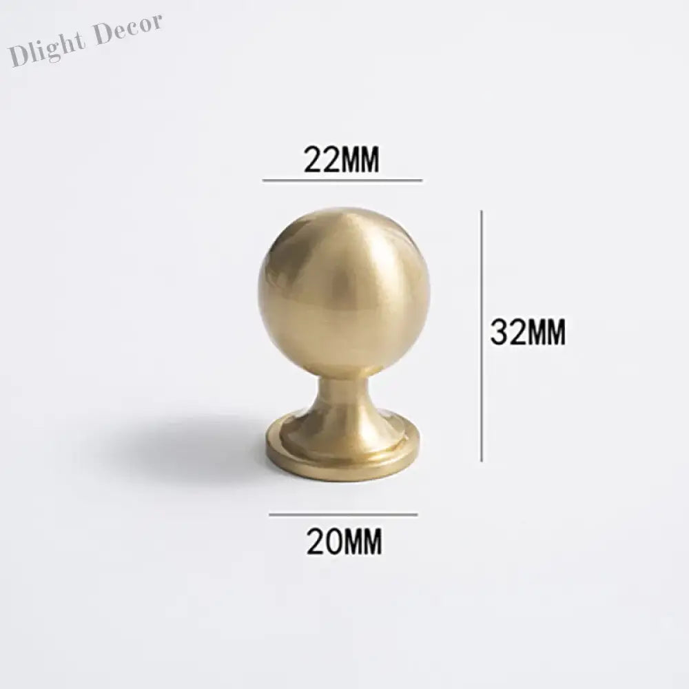 Gold Brass Cabinet Handles – Furniture Bar Pulls and Wardrobe Knobs for Kitchen Doors TS2011-KNOB Handles
