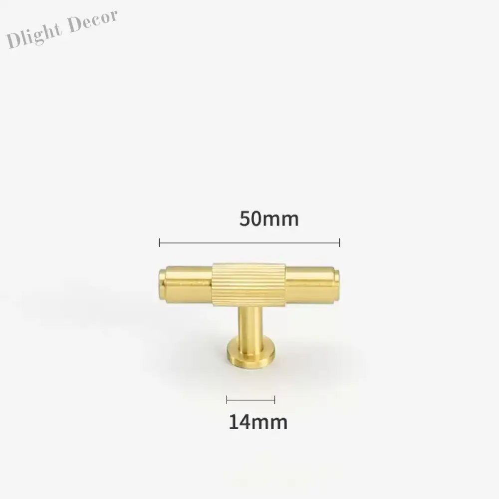 Gold Brass Cabinet Handles – Liner Knobs and Kitchen Drawer Bar Pulls for Furniture gold 50mm Handles