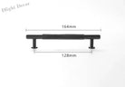 Gold Brass Cabinet Handles – Liner Knobs and Kitchen Drawer Bar Pulls for Furniture pearl gray 164mm Handles