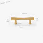 Gold Brass Dresser Handles – Modern Cabinet Pulls and Drawer Knobs for Kitchen and Furniture 100mm Handles