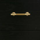 Gold Brass Vertical Linear Cabinet Handles – American-Style Wardrobe and Bar Pulls Handles
