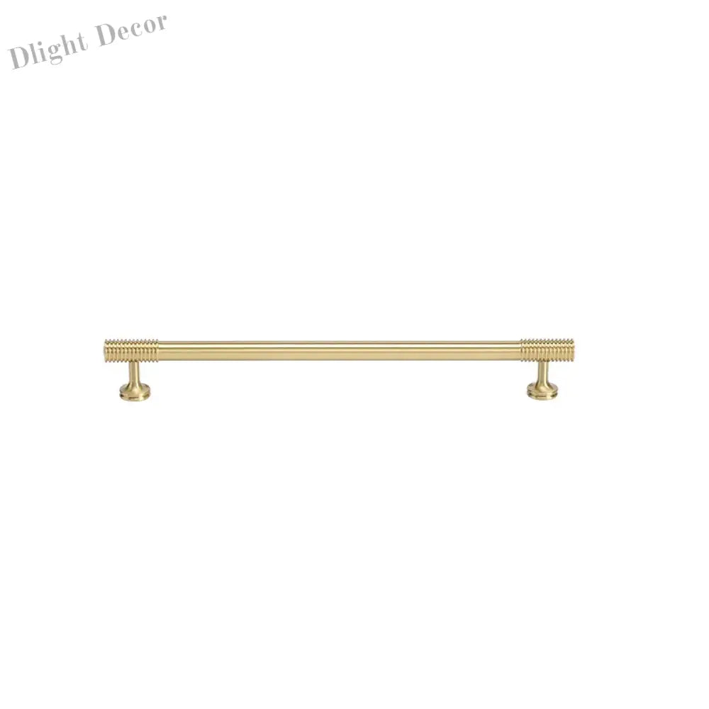 Gold Chrome Polished Gold Spiral Deco Furniture Handles – Modern Kitchen Cabinet and Wardrobe Pulls Handles