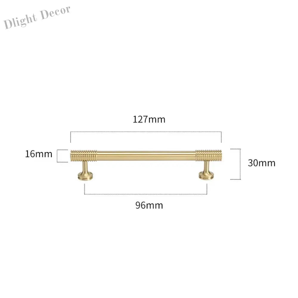 Gold Chrome Polished Gold Spiral Deco Furniture Handles – Modern Kitchen Cabinet and Wardrobe Pulls 9020-B127 Handles