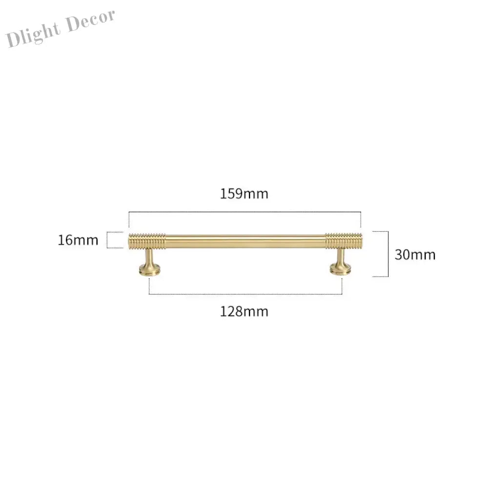 Gold Chrome Polished Gold Spiral Deco Furniture Handles – Modern Kitchen Cabinet and Wardrobe Pulls 9020-B159 Handles