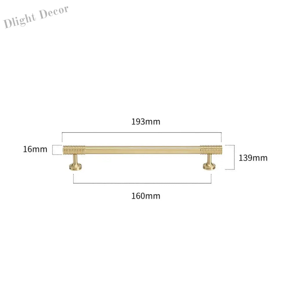 Gold Chrome Polished Gold Spiral Deco Furniture Handles – Modern Kitchen Cabinet and Wardrobe Pulls 9020-B193 Handles