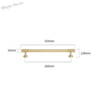 Gold Chrome Polished Gold Spiral Deco Furniture Handles – Modern Kitchen Cabinet and Wardrobe Pulls 9020-B193 Handles