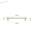 Gold Chrome Polished Gold Spiral Deco Furniture Handles – Modern Kitchen Cabinet and Wardrobe Pulls 9020-B230 Handles