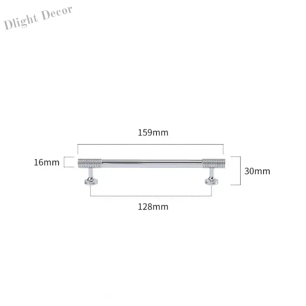 Gold Chrome Polished Gold Spiral Deco Furniture Handles – Modern Kitchen Cabinet and Wardrobe Pulls 9020-C159 Handles
