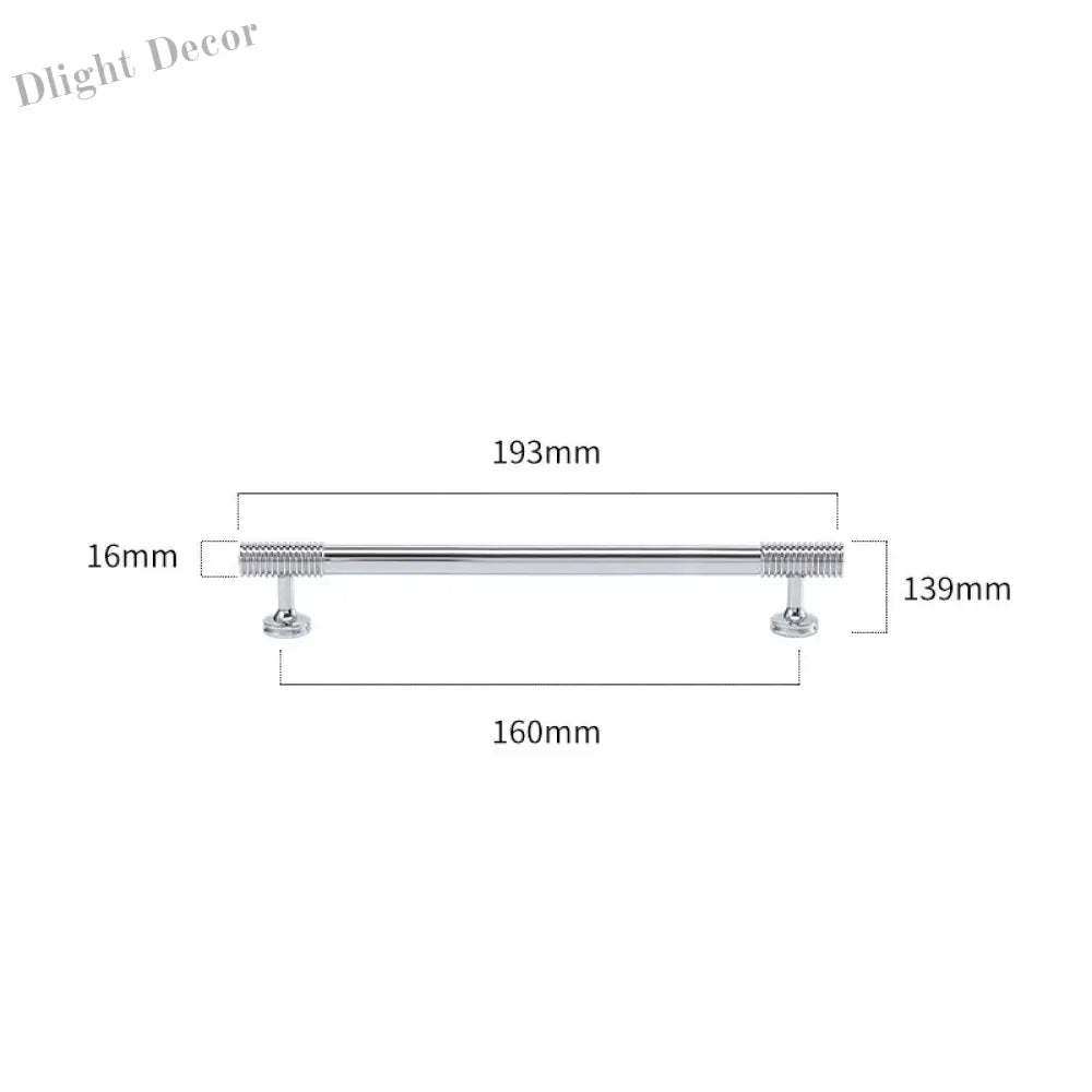 Gold Chrome Polished Gold Spiral Deco Furniture Handles – Modern Kitchen Cabinet and Wardrobe Pulls 9020-C193 Handles