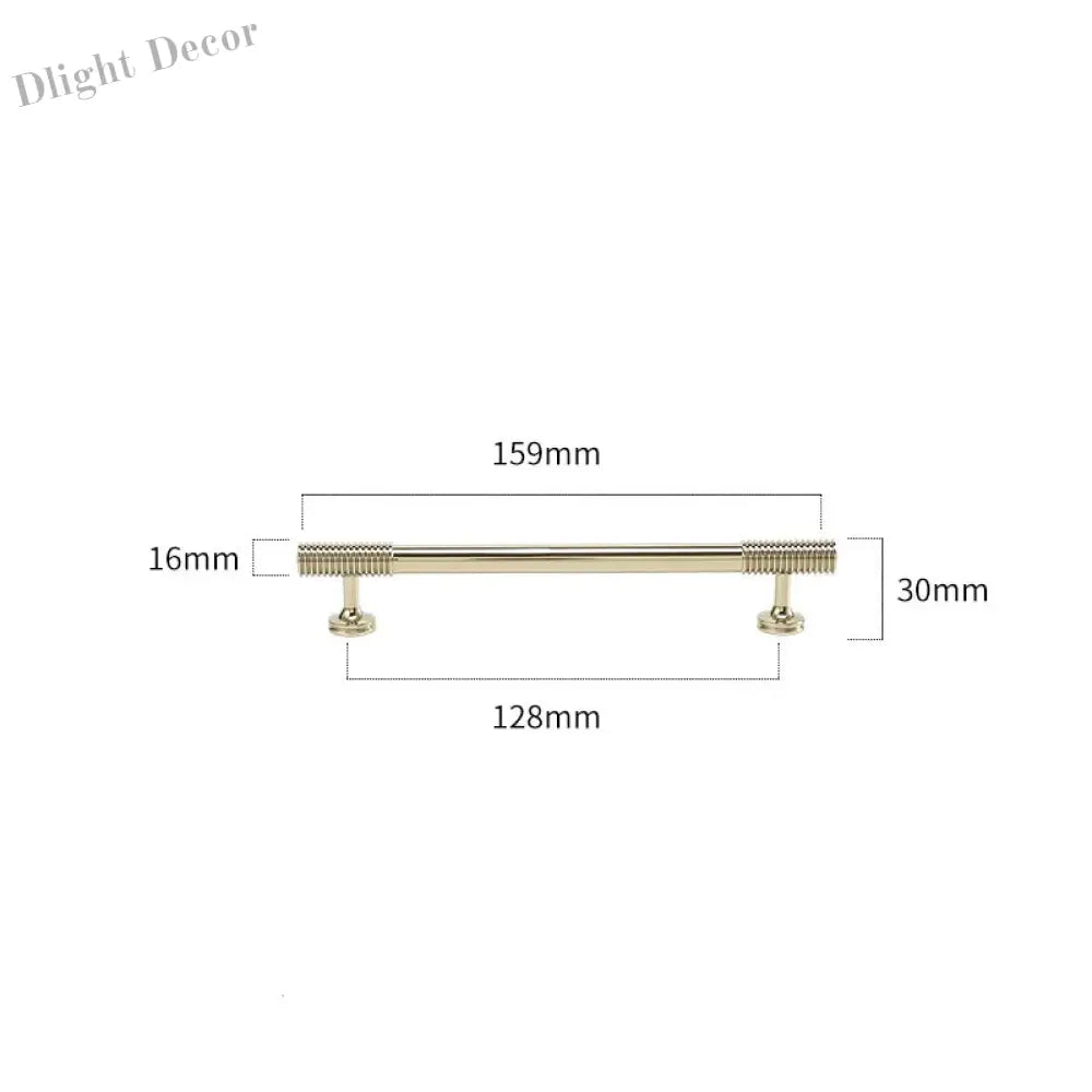Gold Chrome Polished Gold Spiral Deco Furniture Handles – Modern Kitchen Cabinet and Wardrobe Pulls 9020-PG159 Handles