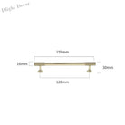 Gold Chrome Polished Gold Spiral Deco Furniture Handles – Modern Kitchen Cabinet and Wardrobe Pulls 9020-PG159 Handles