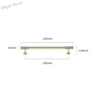 Gold Chrome Polished Gold Spiral Deco Furniture Handles – Modern Kitchen Cabinet and Wardrobe Pulls 9020-PG193 Handles
