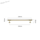Gold Chrome Polished Gold Spiral Deco Furniture Handles – Modern Kitchen Cabinet and Wardrobe Pulls 9020-PG230 Handles