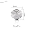 Gold Chrome Polished Gold Spiral Deco Furniture Handles – Modern Kitchen Cabinet and Wardrobe Pulls CH knob Handles