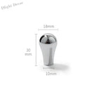 Gold PVD Chrome Brass Cabinet Knobs – Modern Single Hole Wardrobe and Drawer Pulls Chrome knob