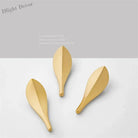 Golden Leaf Drawer Handles - Zinc Alloy Light Luxury Cabinet Knobs for Furniture Handles