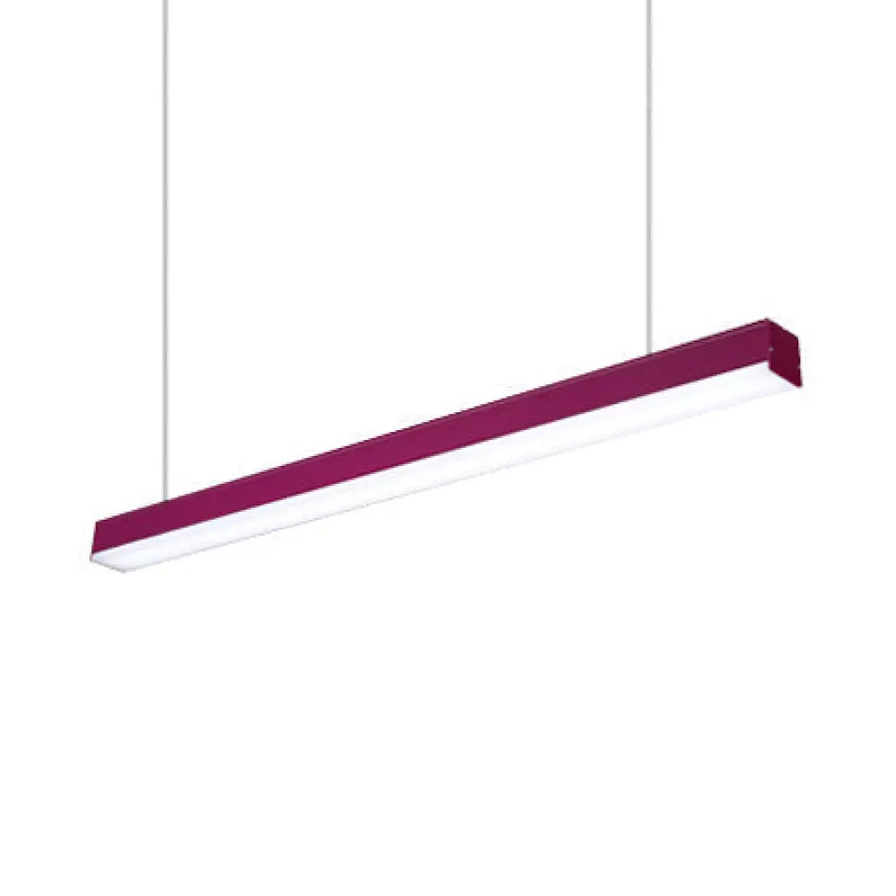 Gracie Modern Pendant - Adjustable Led Light With Colorful Options Purple