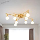 Hailey Modern Brass Flushmount: 8 Bulbs Of Style For Your Space