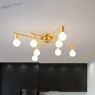 Hailey Modern Brass Flushmount: 8 Bulbs Of Style For Your Space