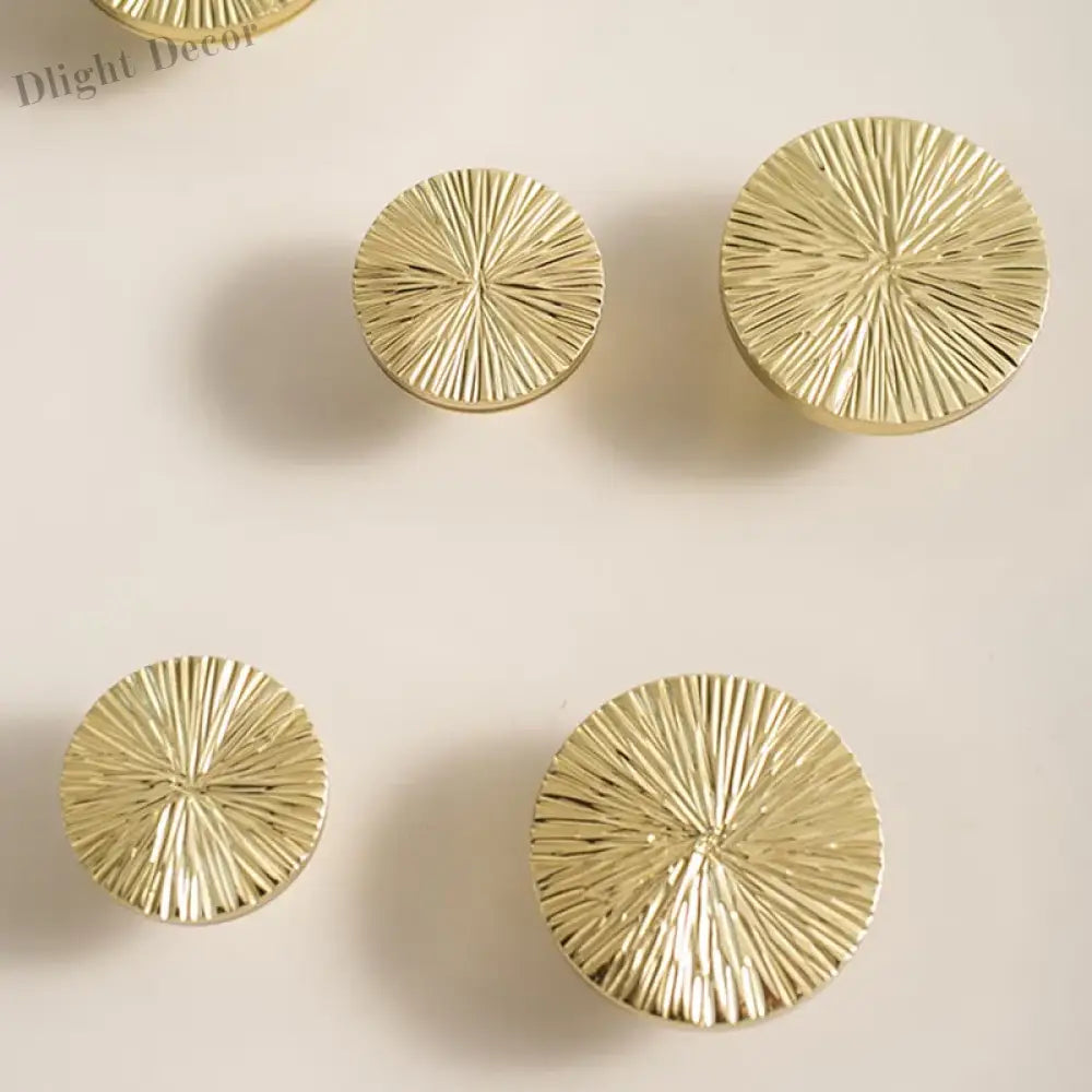 Hammered Brass Cabinet Handle – Handcrafted Knobs for Drawers Wardrobes and Kitchen Doors Knob