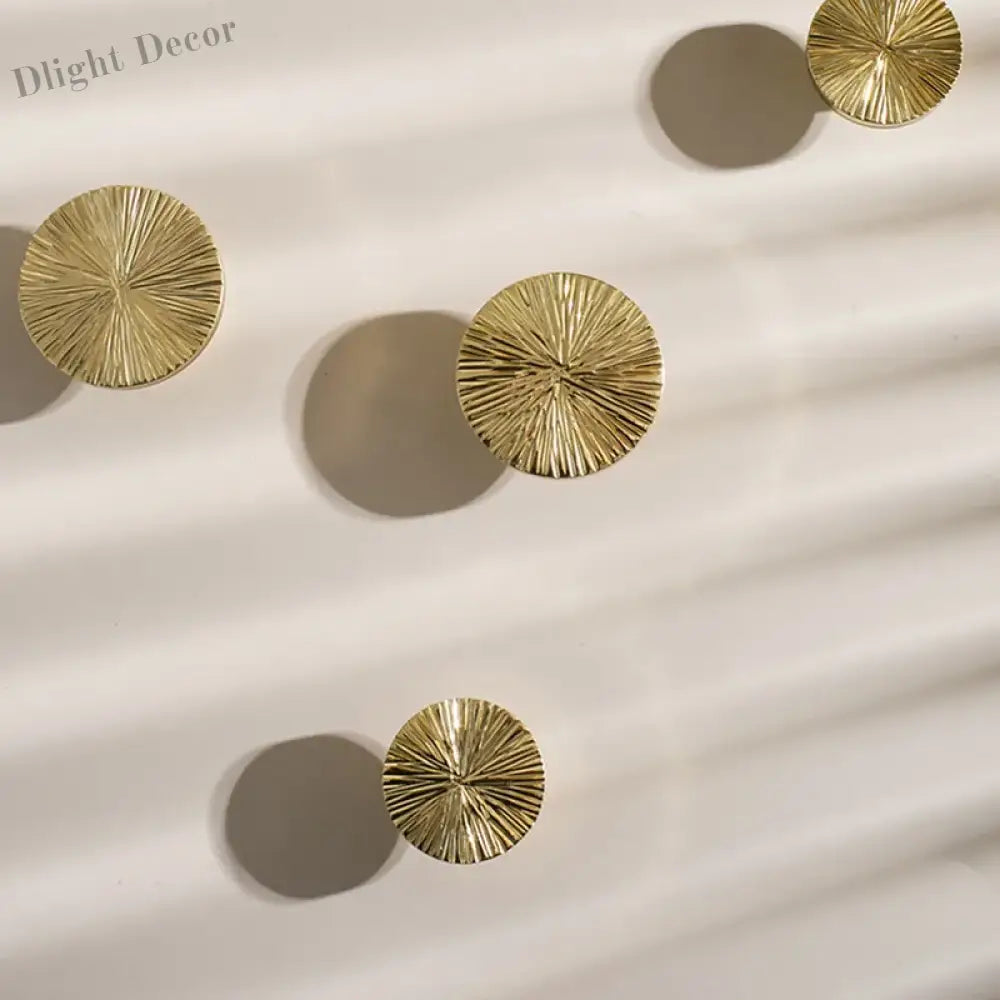 Hammered Brass Cabinet Handle – Handcrafted Knobs for Drawers Wardrobes and Kitchen Doors Knob