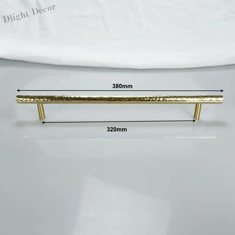 Hammered Brass Cabinet Handles – Light Gold Wardrobe Knobs and Drawer Pulls for American/Nordic Furniture TS0101 15