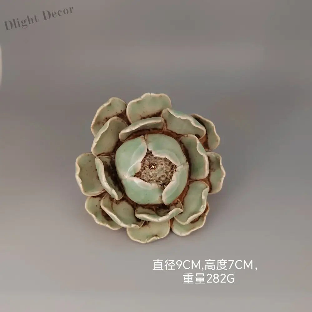 Handmade Ceramic Flower Knobs – Creative Cabinet and Drawer Knobs for Furniture Accessories CE17248M Knobs