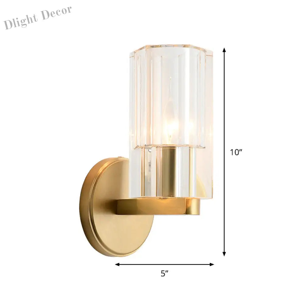 Hannah Modern Wall Sconce: Crystal Beauty Meets Elegance