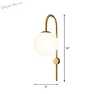 Harley Elegance Meets Functional Lighting: The Gold Gooseneck Wall Sconce