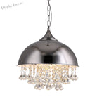 Harlow - Glamorous Industrial Pendant Light With Crystal Accents (1 - Light)