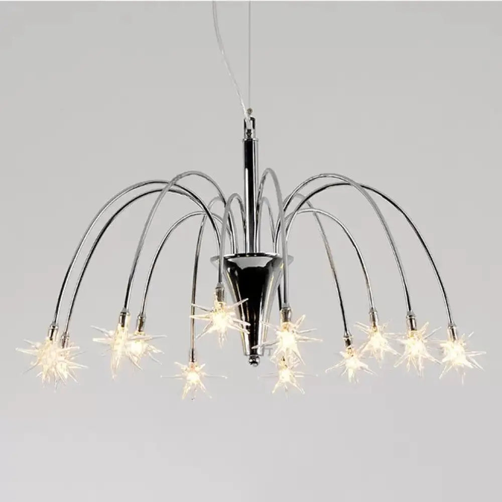 Harlow Sparkling Chandelier - Dazzling Display For Any Space 12 / Silver