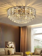 High - End Crystal Ceiling Lamp - Latest Light Luxury Design For Dining Rooms An Exquisite Main