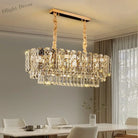 High - End Crystal Ceiling Lamp - Latest Light Luxury Design For Dining Rooms An Exquisite Main