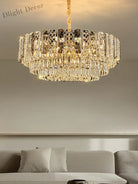 High - End Crystal Ceiling Lamp - Latest Light Luxury Design For Dining Rooms An Exquisite Main