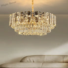 High - End Crystal Ceiling Lamp - Latest Light Luxury Design For Dining Rooms An Exquisite Main