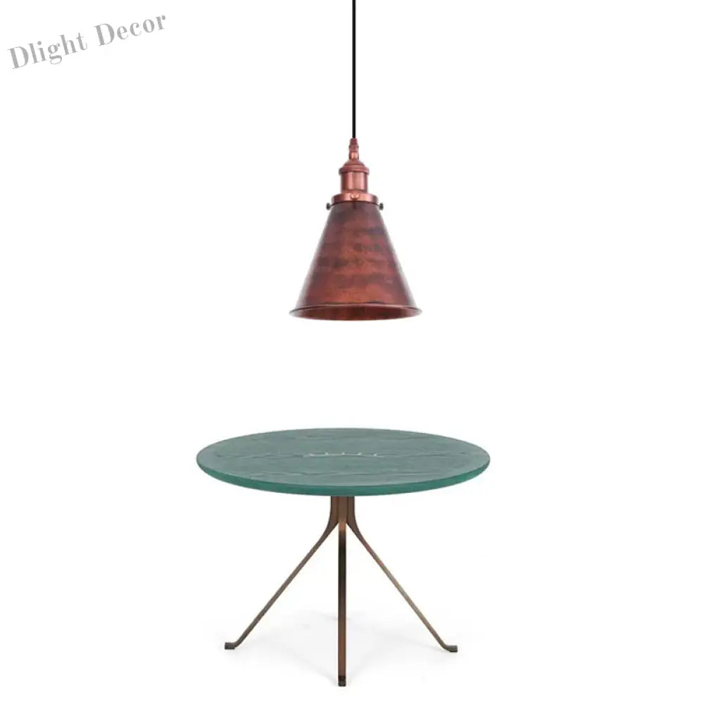Hunter - Horn Shaped Pendant Light In Various Finishes Rust