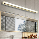 Illuminate Your Bathroom In Style: Modern Chrome Led Sconce Light / Large White