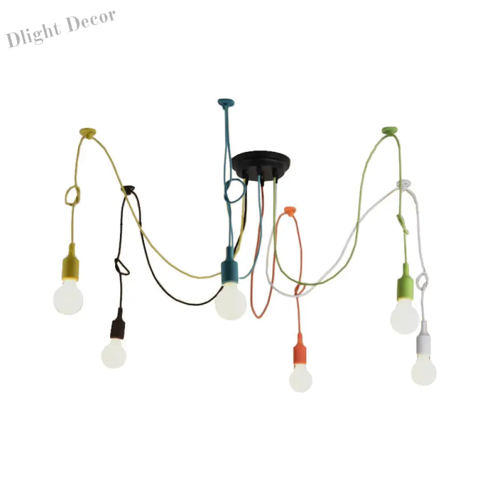 Illuminate Your Space With Industrial Flair: The Multi - Light Swag Pendant Light