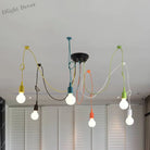 Illuminate Your Space With Industrial Flair: The Multi - Light Swag Pendant Light