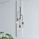 Illuminate Your Space With Timeless Style: The Industrial 3 - Light Chandelier