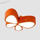 Ily’s Luminous Acrylic Led Flush Mount Ceiling Light - Butterfly Design For Kindergarten And