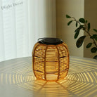 Imitation Rattan Solar Landscape Lamp - Waterproof Yard Lantern For Outdoor Decor Floor Lamp